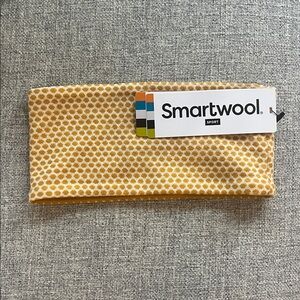 Smartwool Honeycomb Yellow & white reversible headband